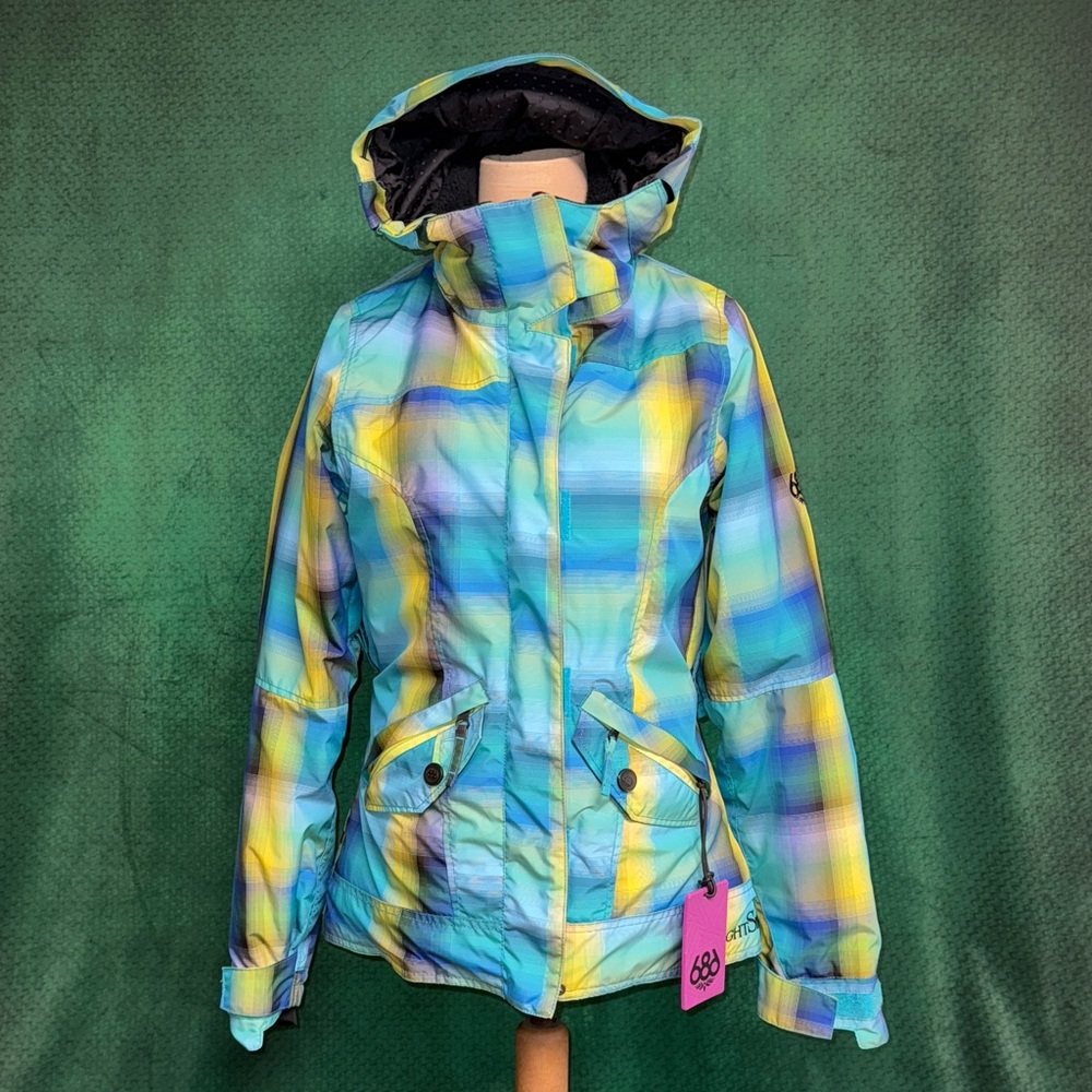 686 Women's Vibrant Plaid Ski Jacket in